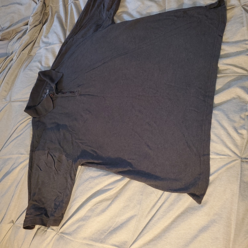 Evolution in Design Grey collared shirt